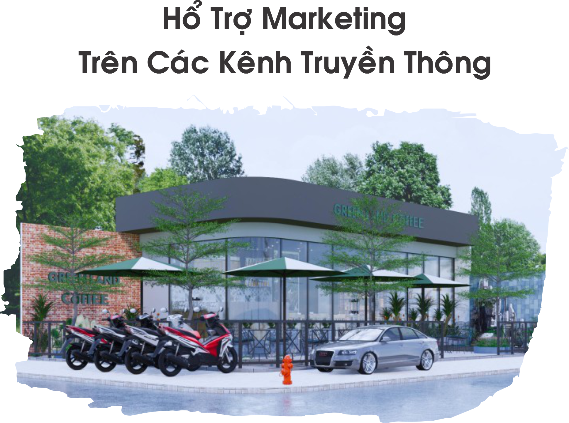 Mô Hình Quán Cafe Cây Si  Cafe Gạch Thẻ 350Tr